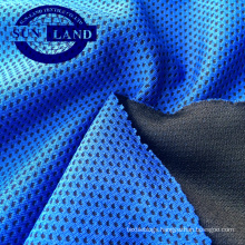 100% polyester yarn-dyed coldness honeycomb mesh fabric for sportswear